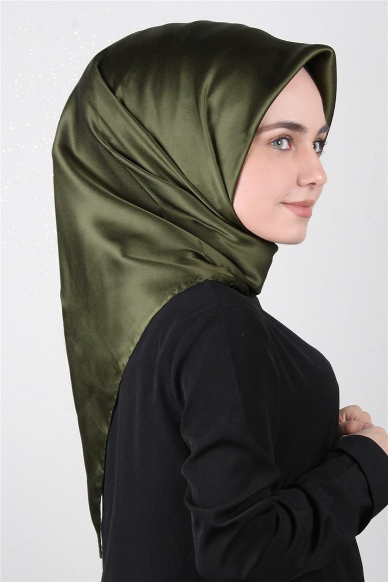 Aker Düz İpek Eşarp 7747758-351 Haki