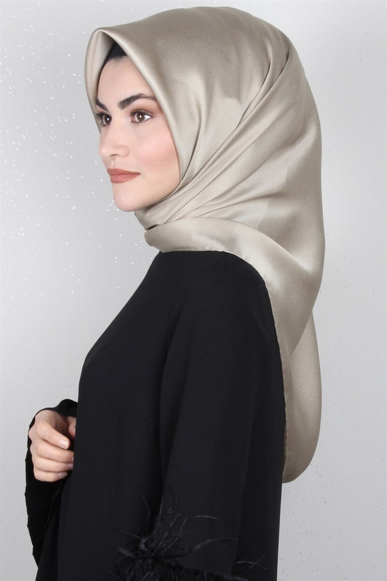 Aker Düz İpek Eşarp 7747758-355 Taş