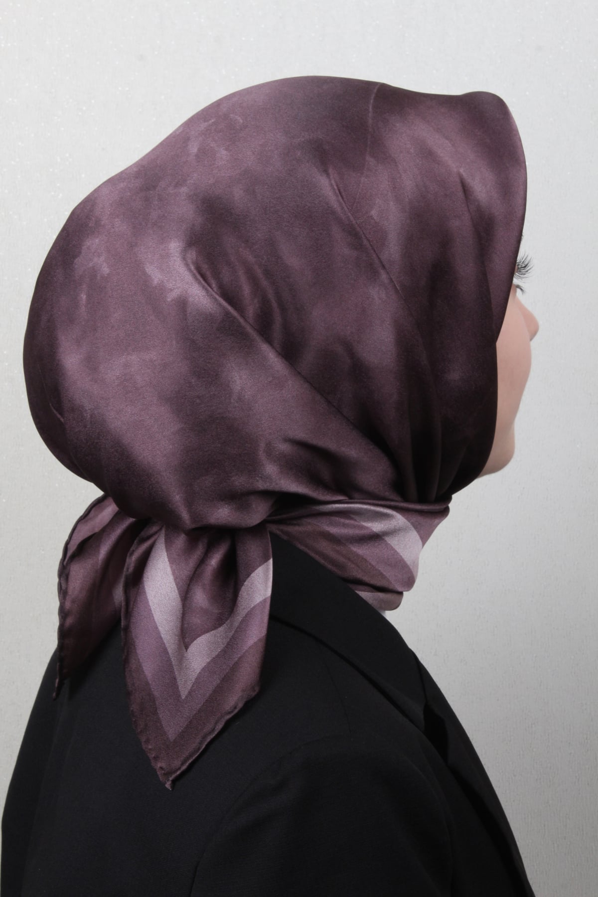 Aker Düz İpek Eşarp 8783701-391 Mürdüm