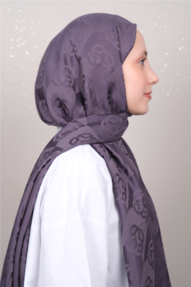 Aker Lyc & Coton Şal 6070500-994 İncir Moru 