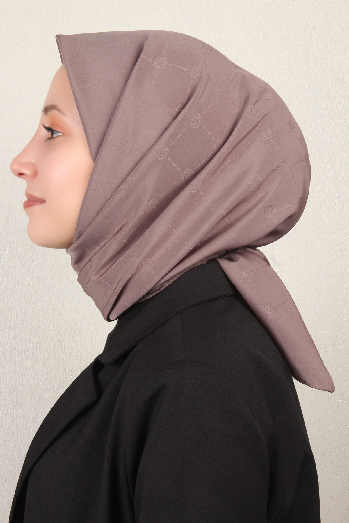 Aker Monogram İcon Eşarp 1070400-932 Mocha