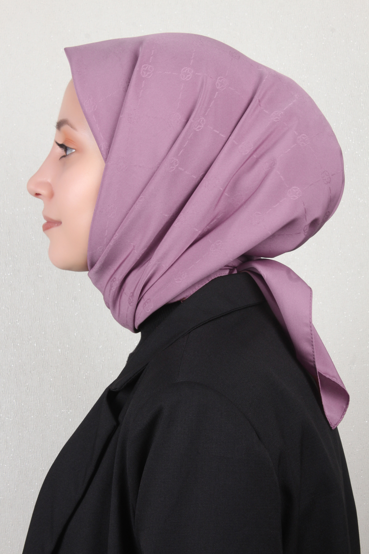 Aker Monogram İcon Eşarp 1070400-992 Gül Kurusu
