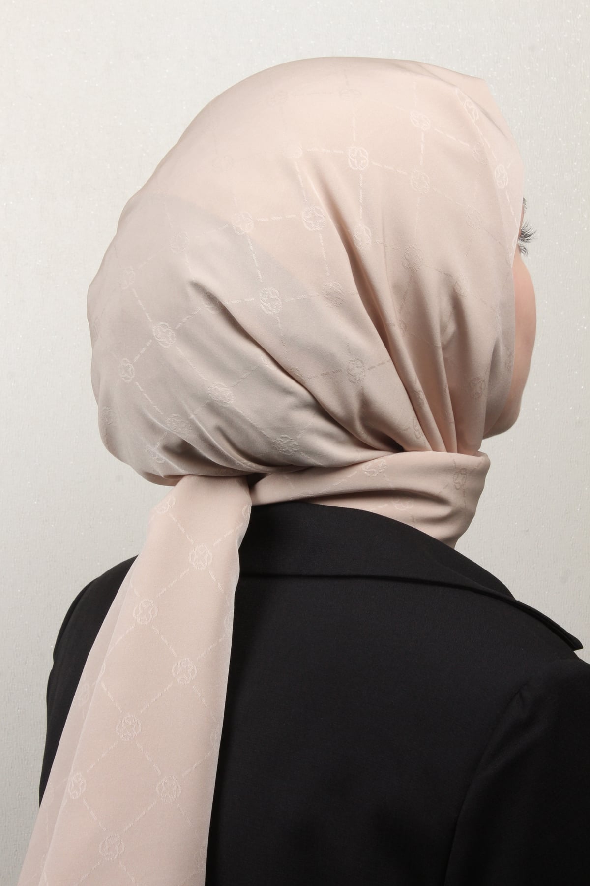 Aker Monogram İcon Şal 4112-27 Krem