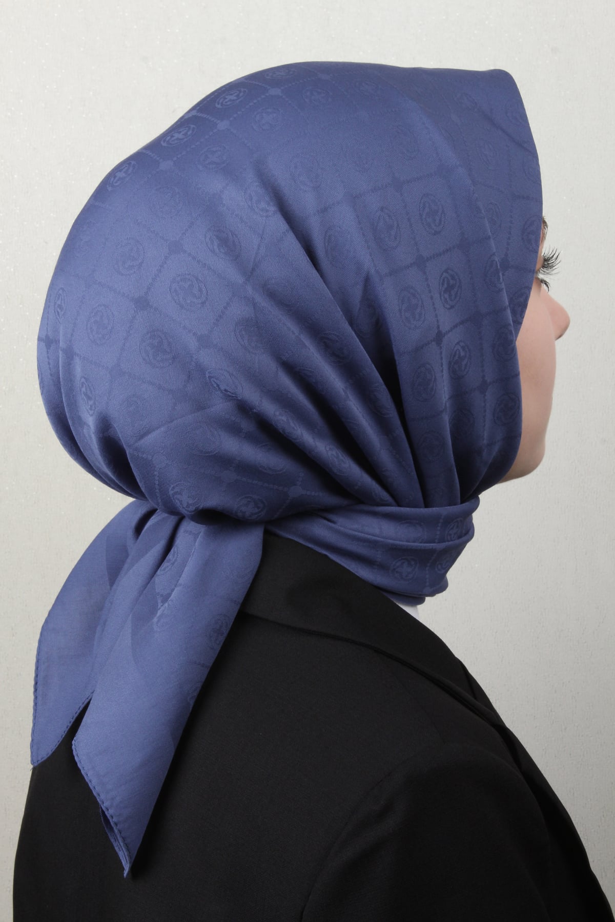 Aker Pamuklu Eşarp 1030700-922 İndigo