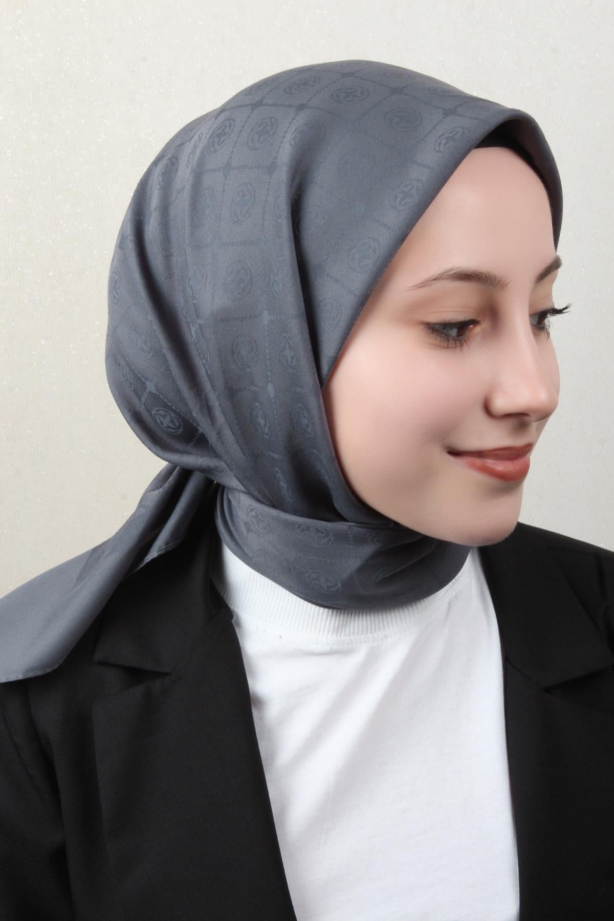 Aker Pamuklu Eşarp 1030700-974 Füme