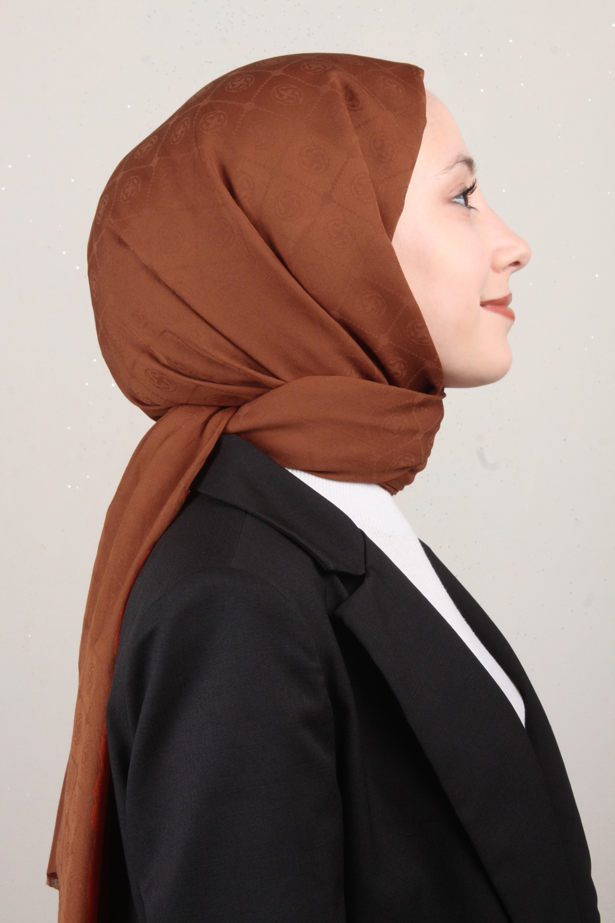 Aker Pamuklu Şal 1030800-961 Kiremit
