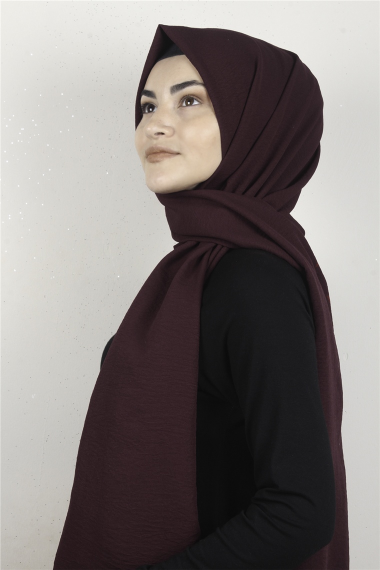 Alessa Pamuk Caz Şal 2740-24 Bordo