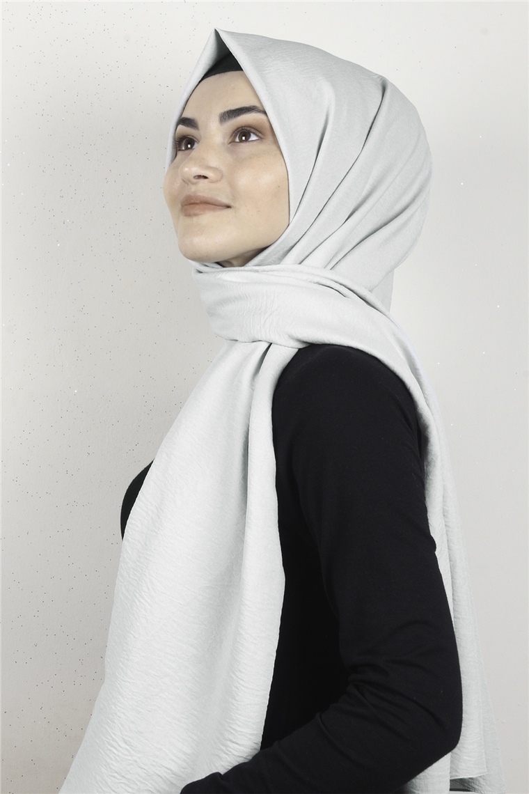 Alessa Pamuk Caz Şal 2740-28 Açık Gri