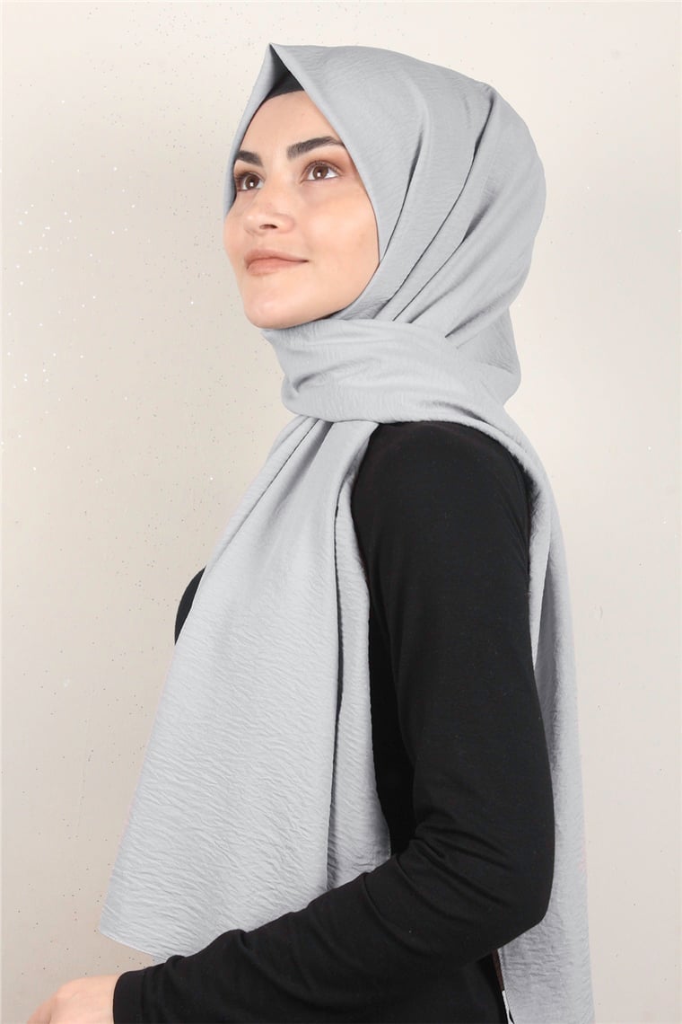 Alessa Pamuk Caz Şal 2740-41 Koyu Taş
