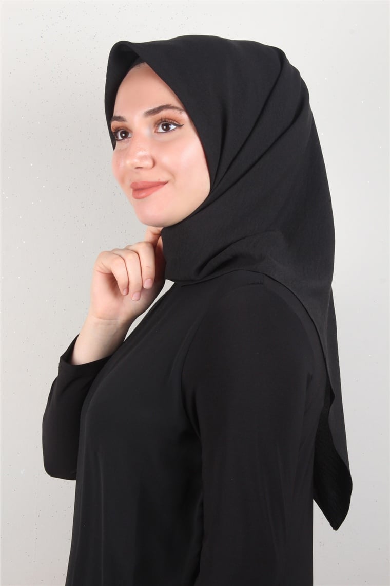 Alessa Pamuk Eşarp 2743-3 Siyah