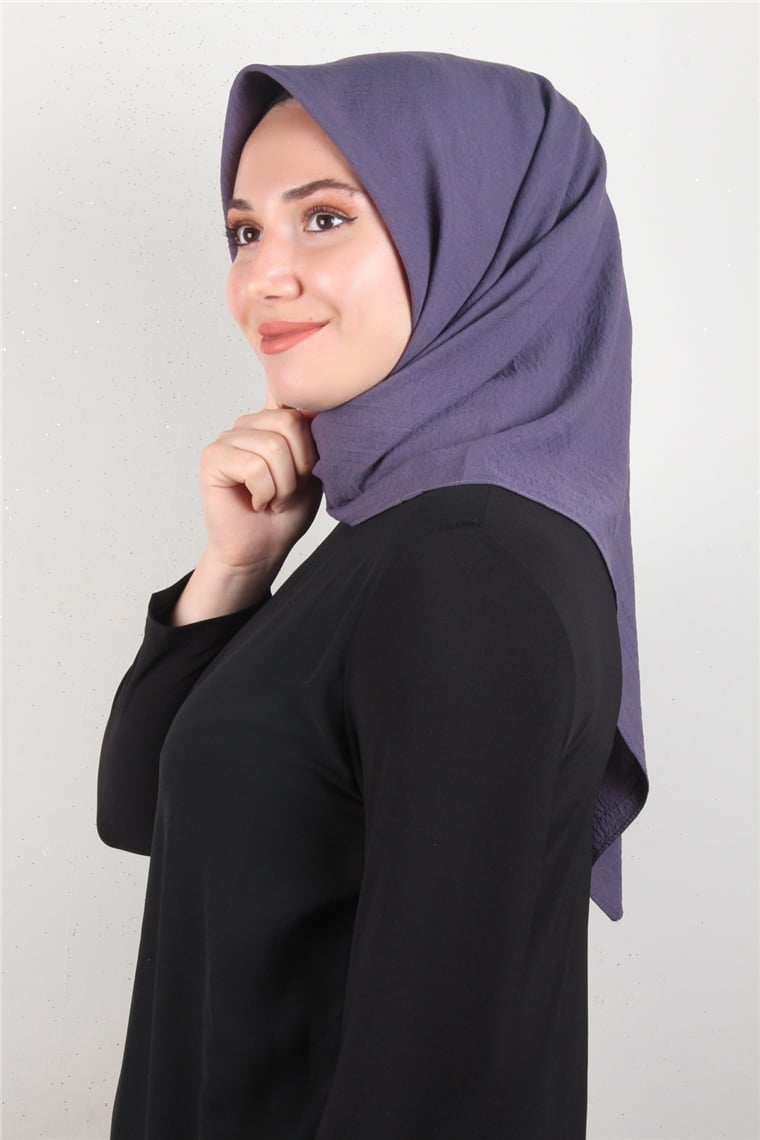 Alessa Pamuk Eşarp 2743-7 İncir Moru