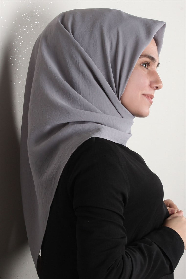 Alfa Medine Eşarp 1813-8 Gümüş