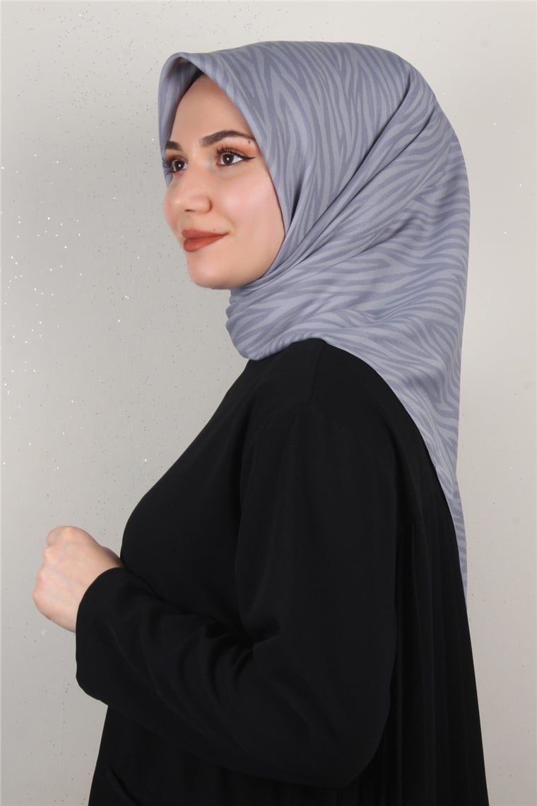 Alya Fresh Eşarp 5253-8 Koyu Buz Mavisi