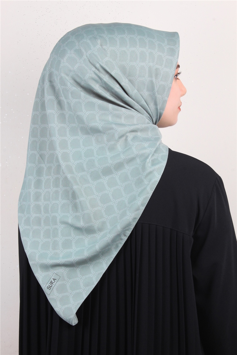 Alya Fresh Eşarp 5353-17 Mint Yeşili