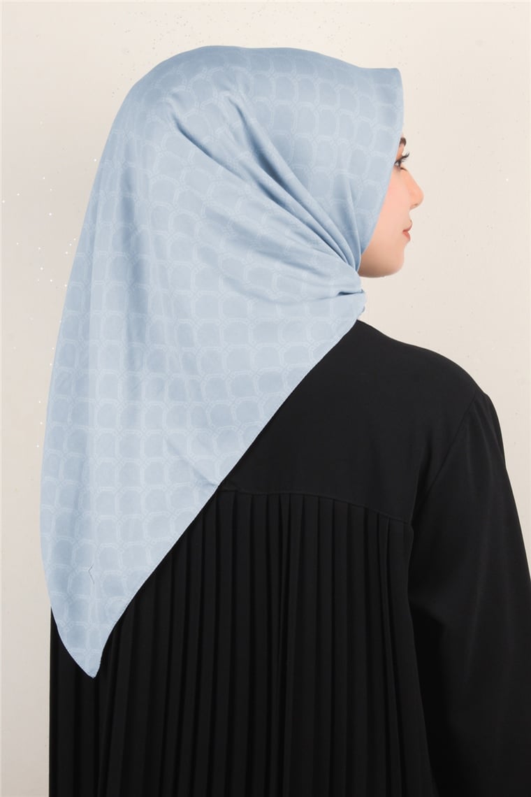 Alya Fresh Eşarp 5353-5 Buz Mavisi