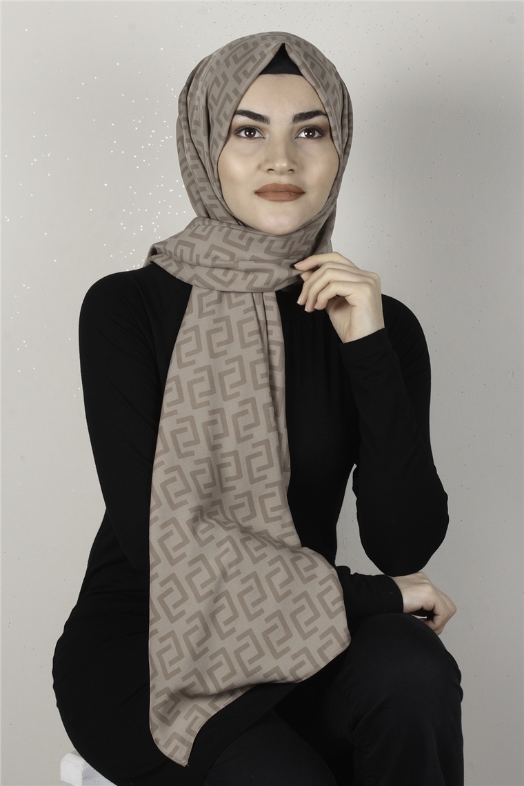 Alya Fresh Şal 2525-10 Vizon