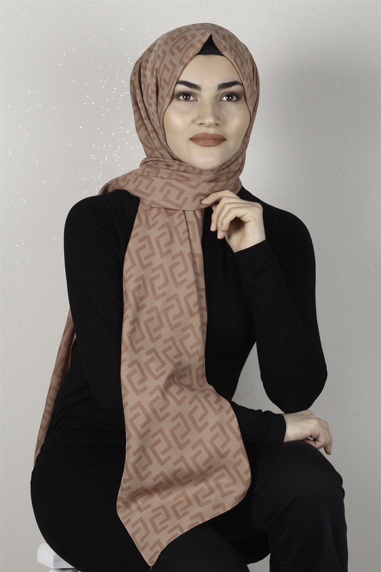 Alya Fresh Şal 2525-5 Şeftali