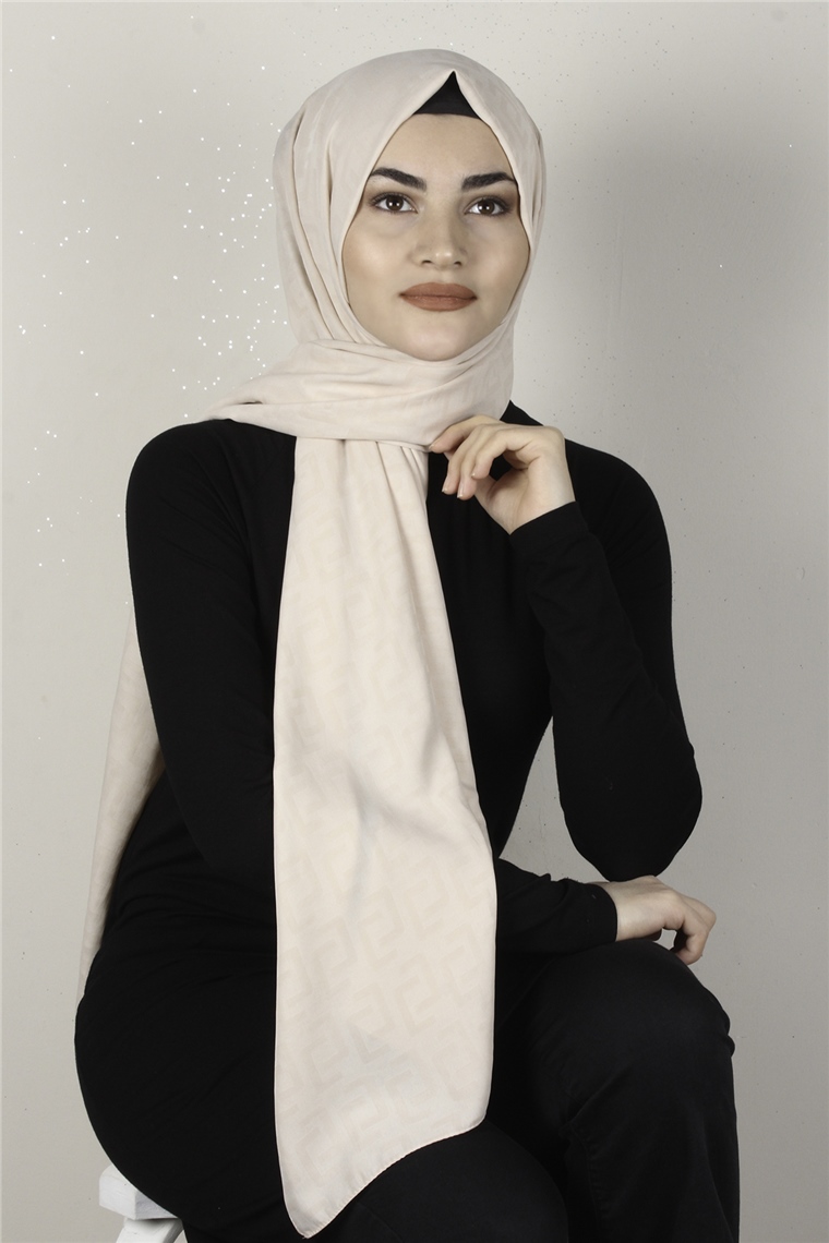 Alya Fresh Şal 2525-6 Krem