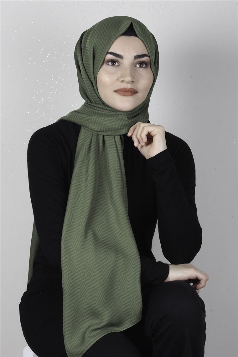 Alya Fresh Şal 2526-10 Yeşil