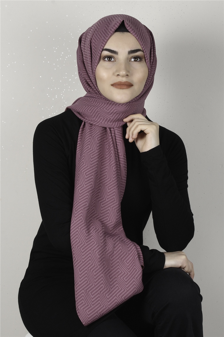 Alya Fresh Şal 2526-22 Gül Kurusu