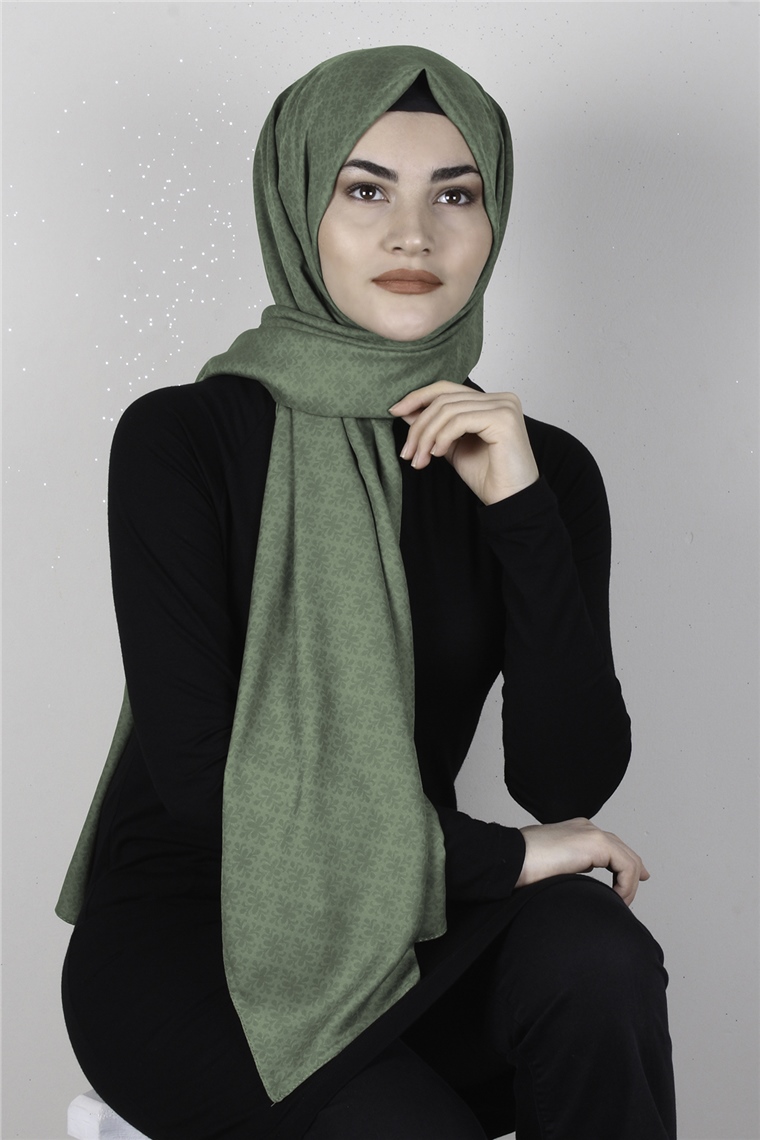 Alya Fresh Şal 2527-10 Yeşil