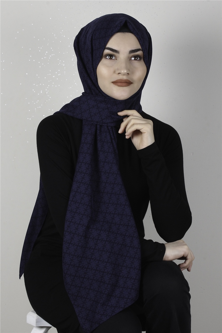 Alya Fresh Şal 2527-15 Lacivert