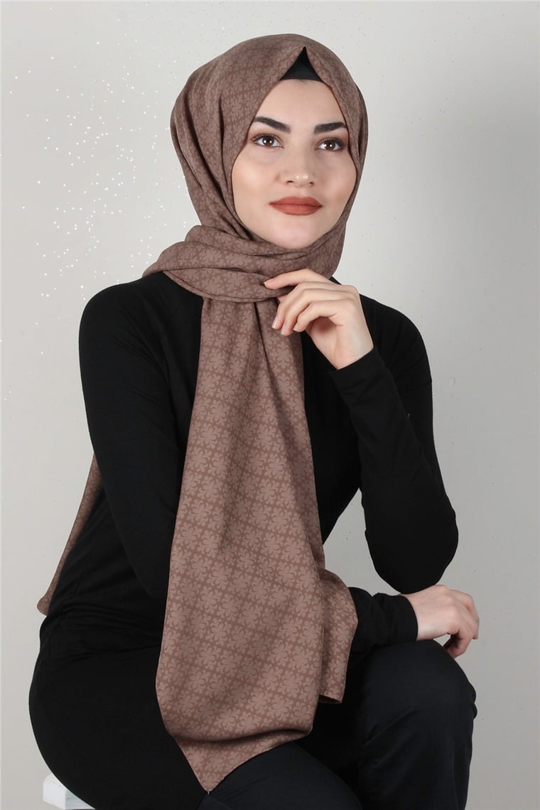 Alya Fresh Şal 2527-23 Kiremit