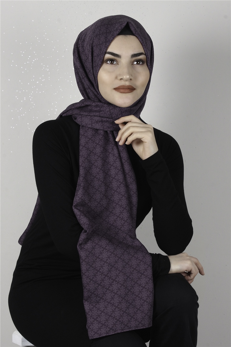 Alya Fresh Şal 2527-24 Kahverengi
