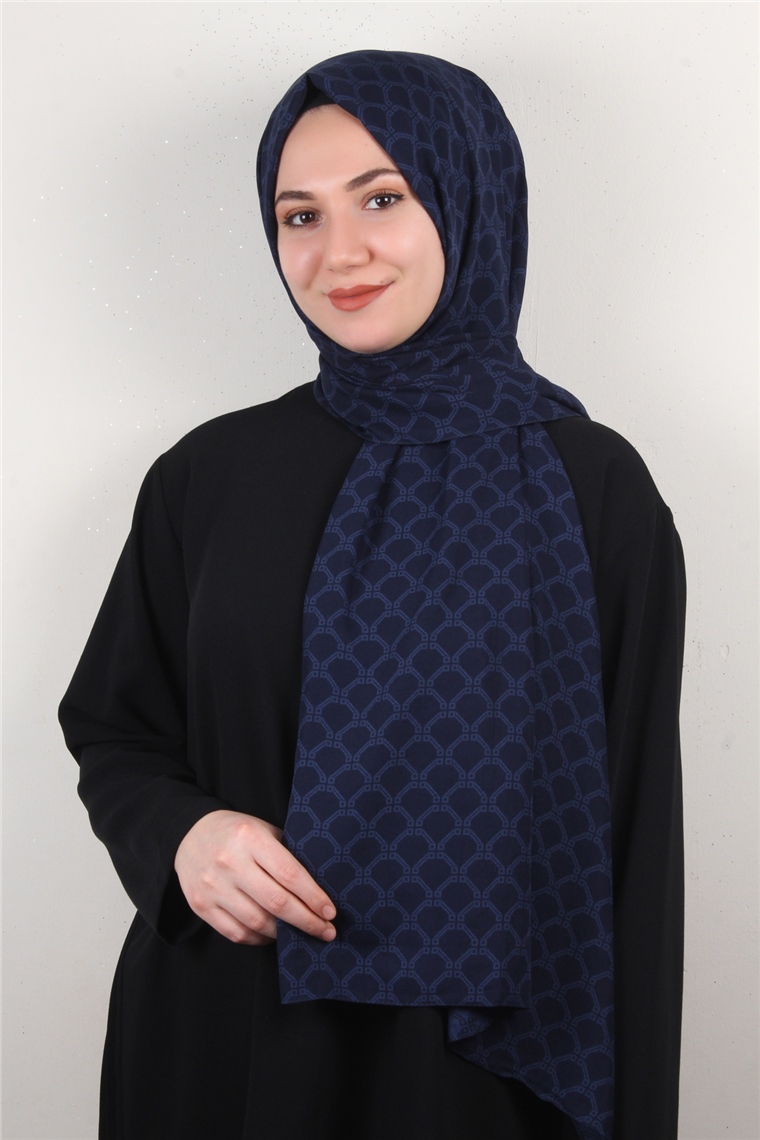 Alya Fresh Şal 2535-5 Lacivert