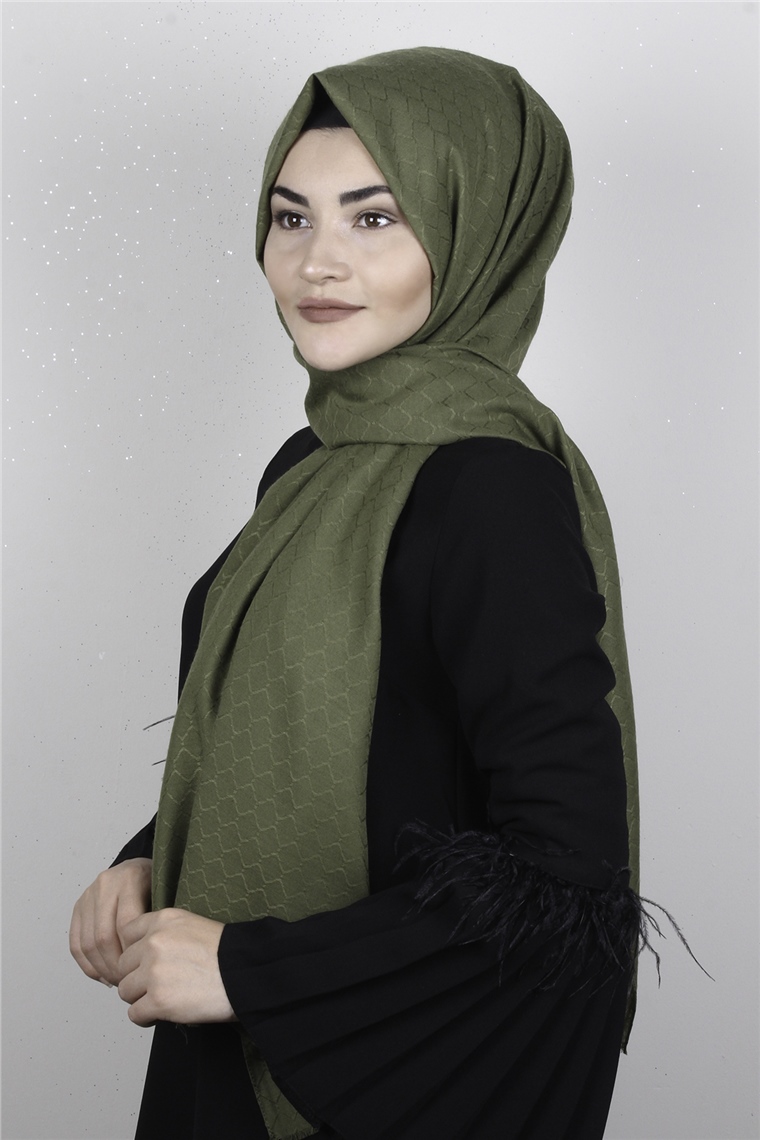 Aqua Şal 1460-3 Haki