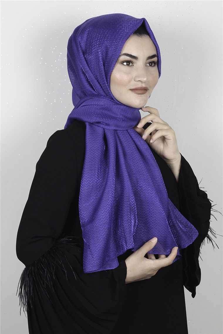 Aqua Şal 1462-12 Gece Mavisi 