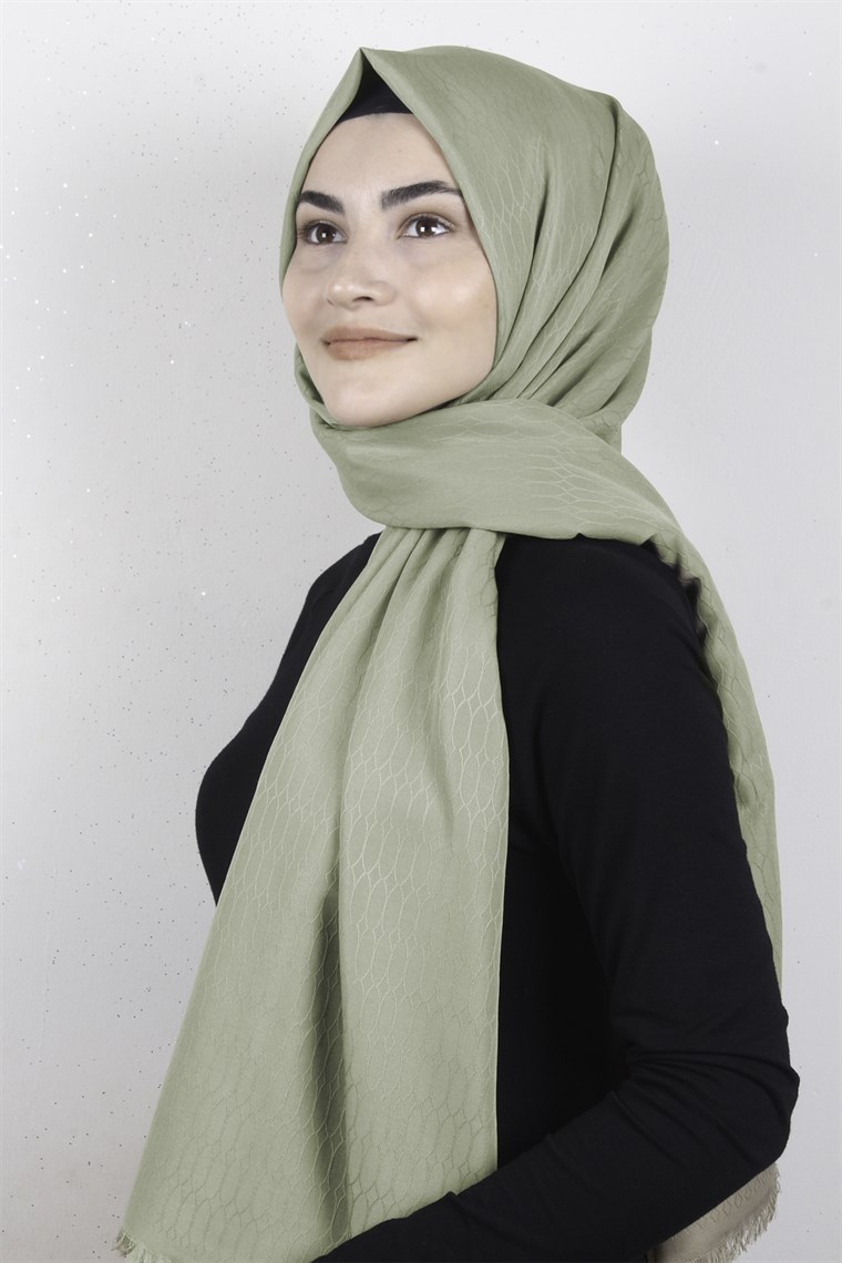 Aqua Şal 1463-7 Çağla Yeşili