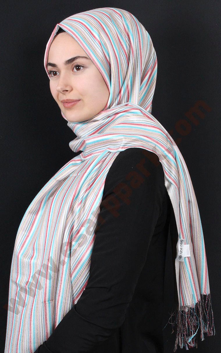 Armanda %18 İpek Şal 5474-4