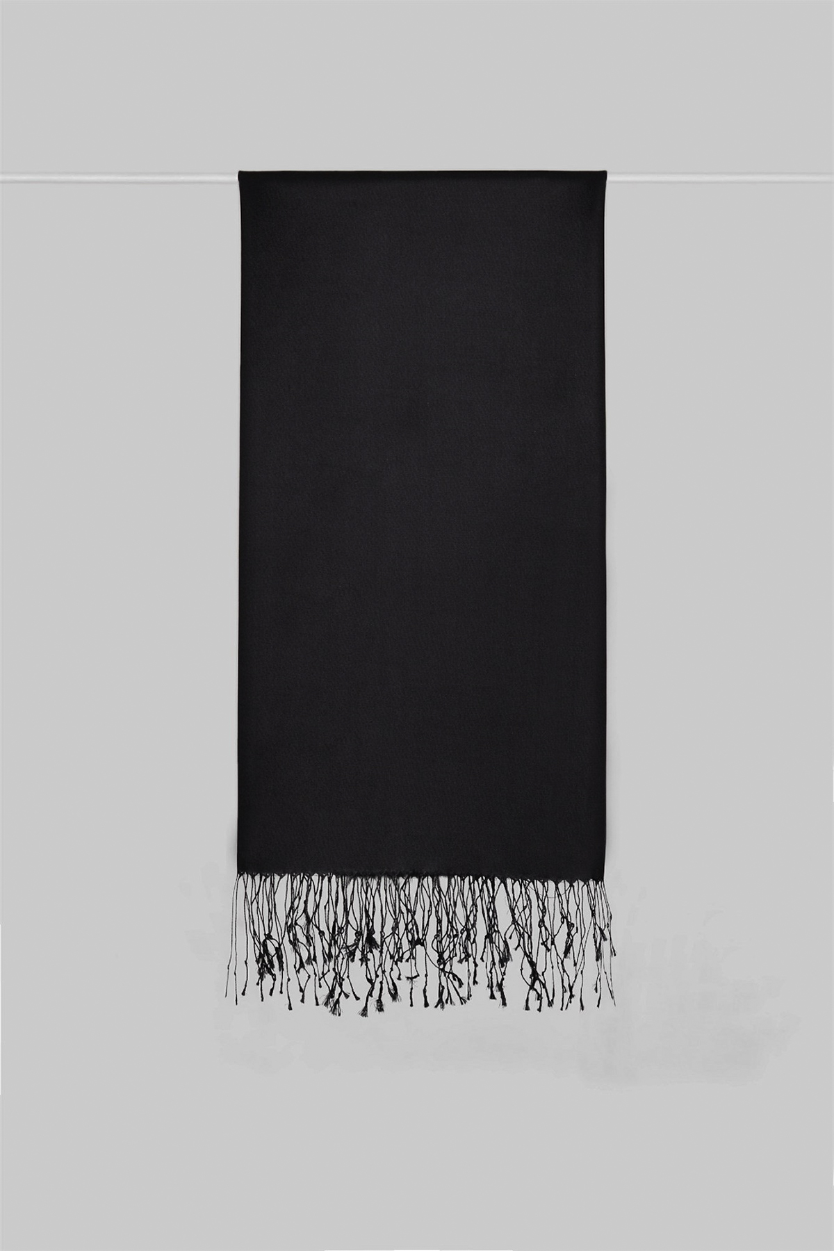 Armanda İpek Şal 3011-1 SİYAH