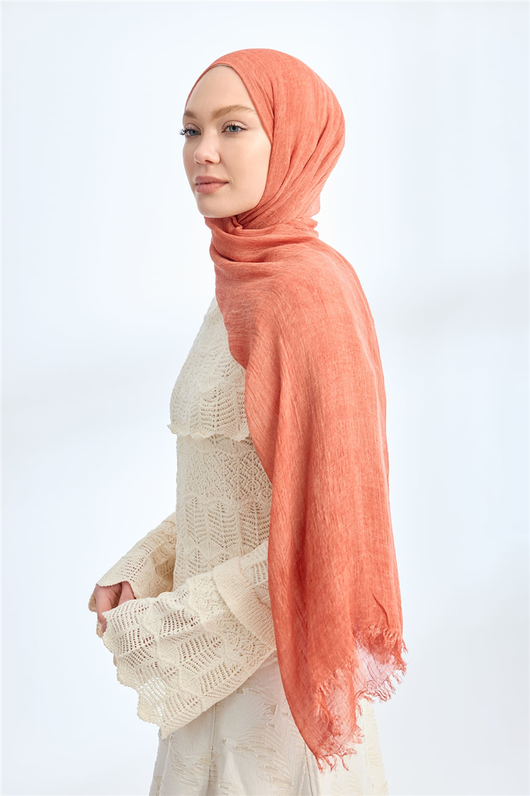 Armanda Soft Viscon Şal 3601-85 Kiremit 