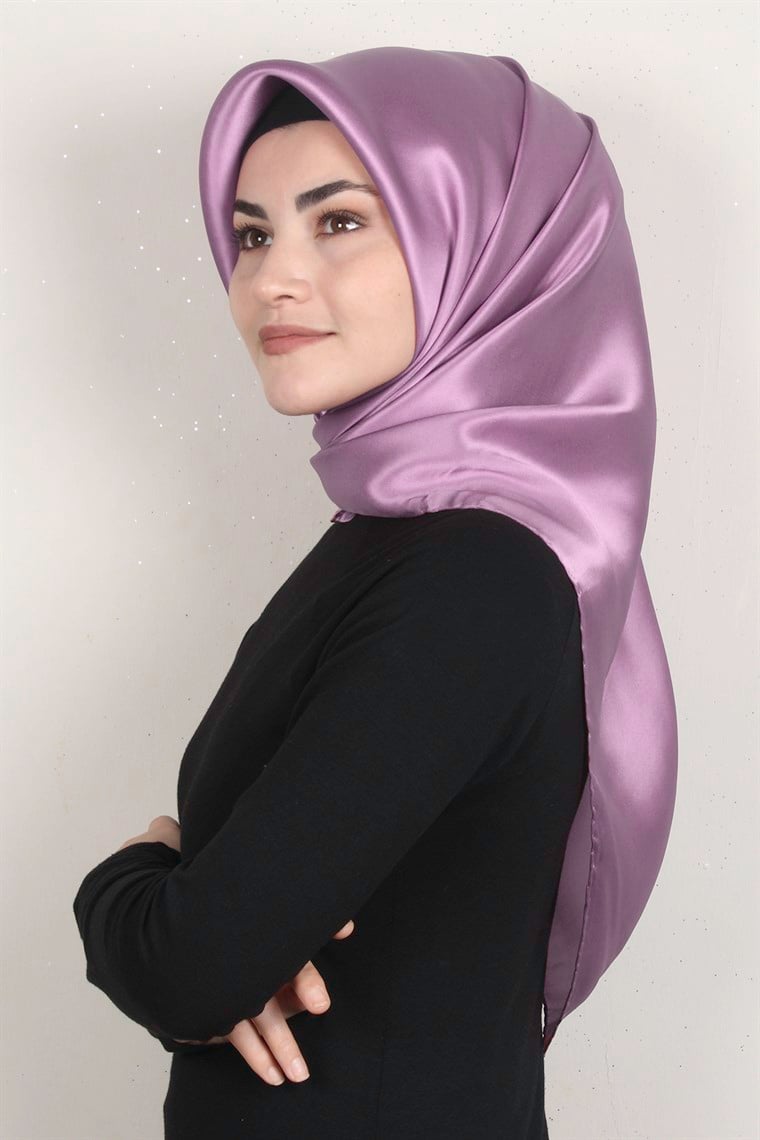 Armine Düz İpek Eşarp 7440-21 Pembe