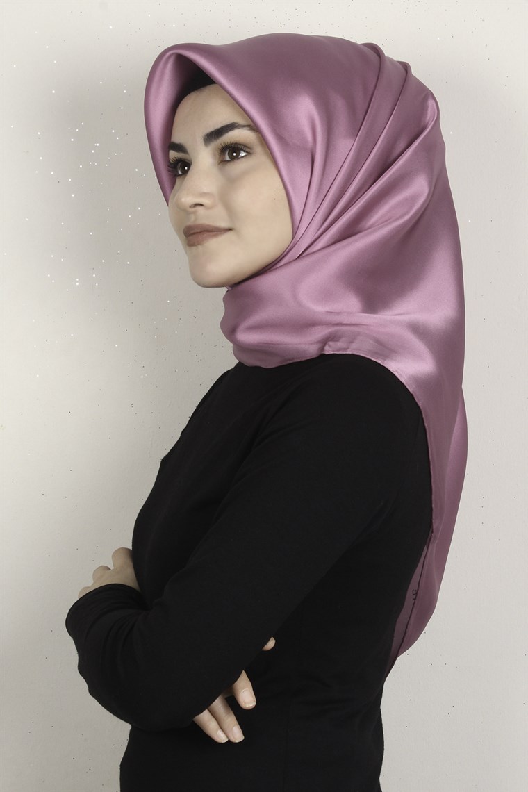 Armine Düz İpek Eşarp 7440-22 Pembe