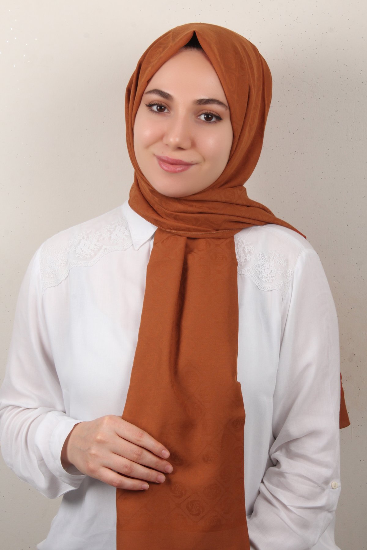 Armine Fresh Şal 3109-11 Kiremit