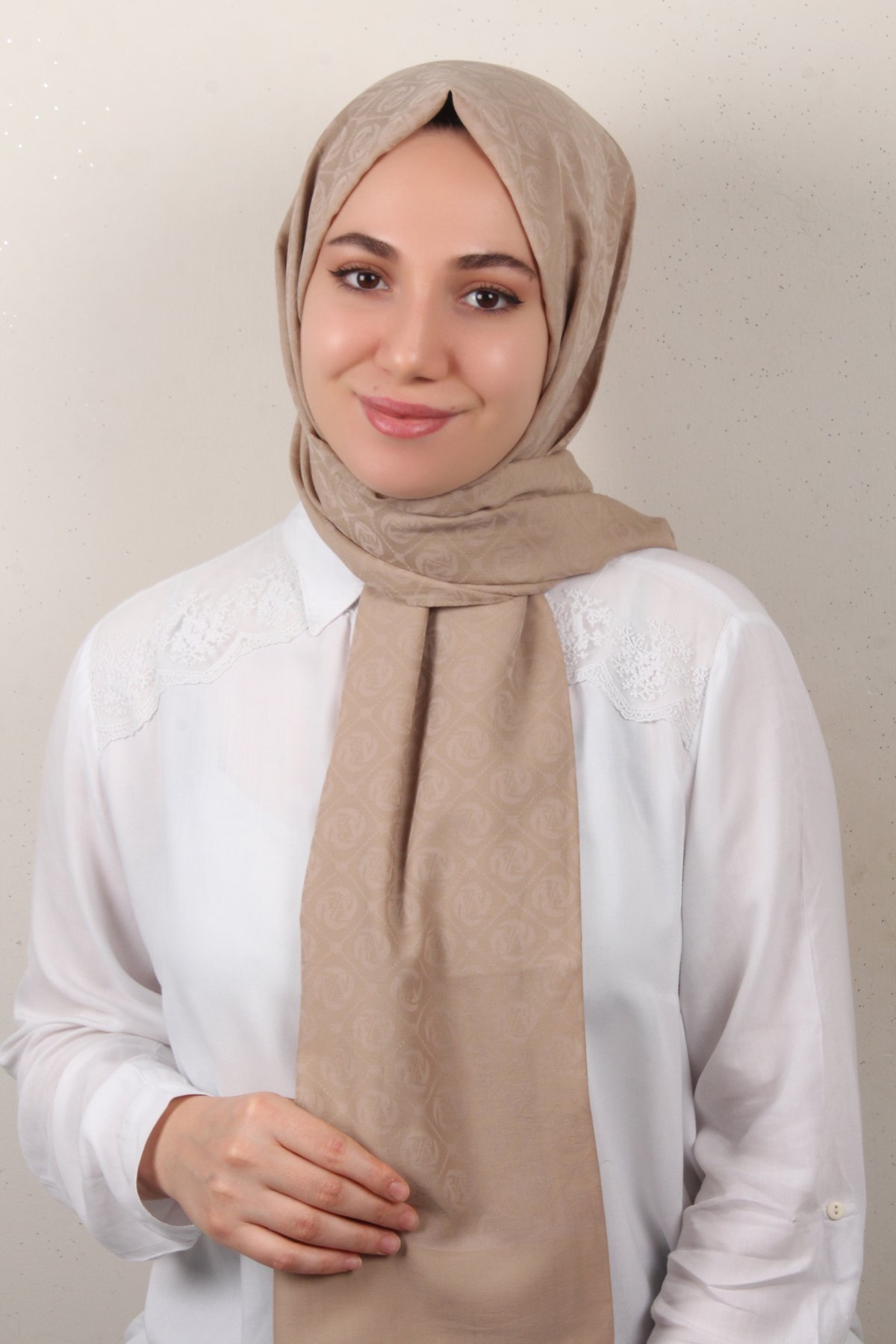 Armine Fresh Şal 3109-15 Sütlü Kahve