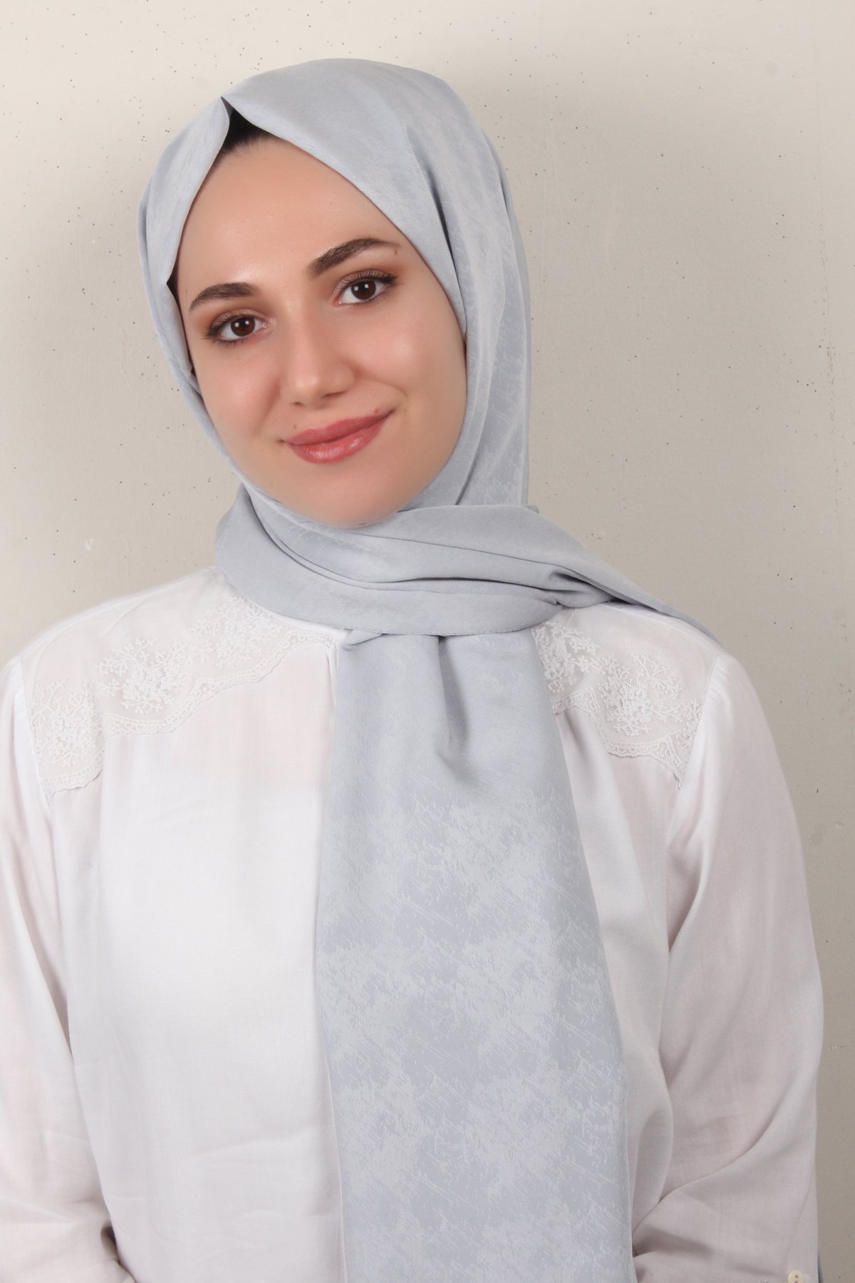 Armine Jakar Capri Şal 3108-14 Gümüş