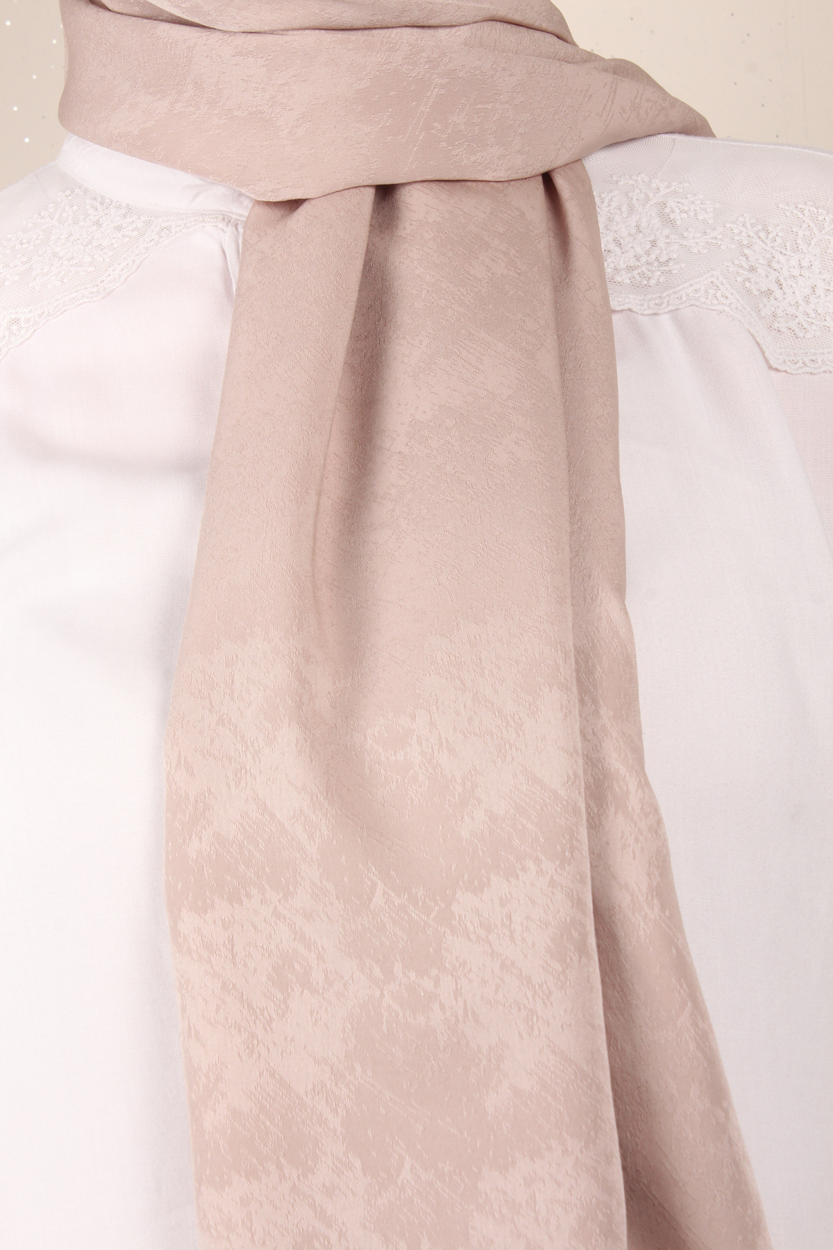 Armine Jakar Capri Şal 3108-3 Açık Vizon