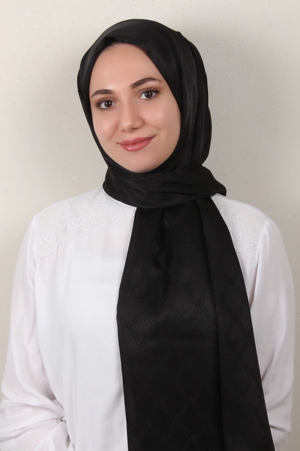 Armine Jakar İpeksi Şal 3106-13 Siyah
