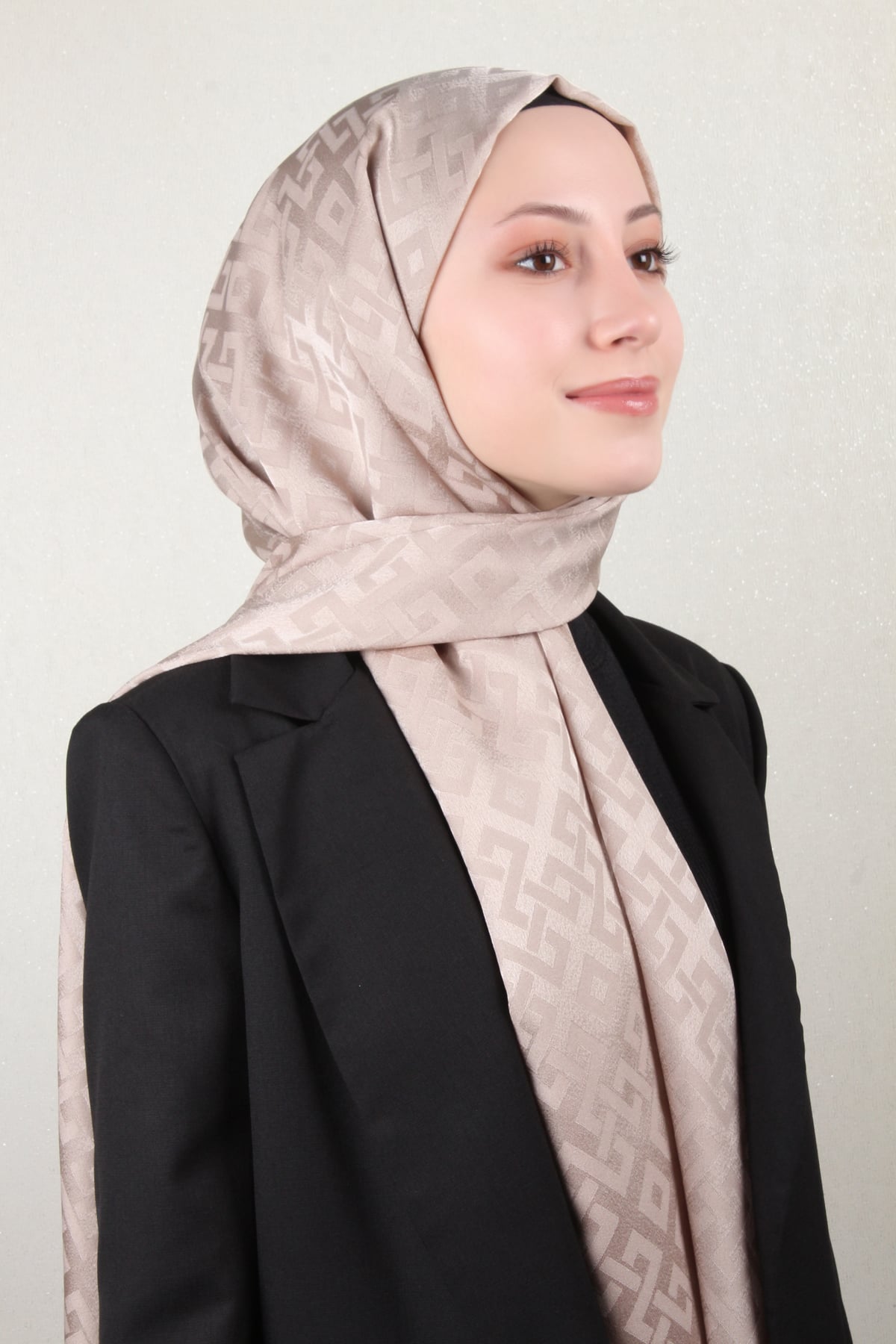 Armine Jakar İpeksi Şal 3110-3 Bej