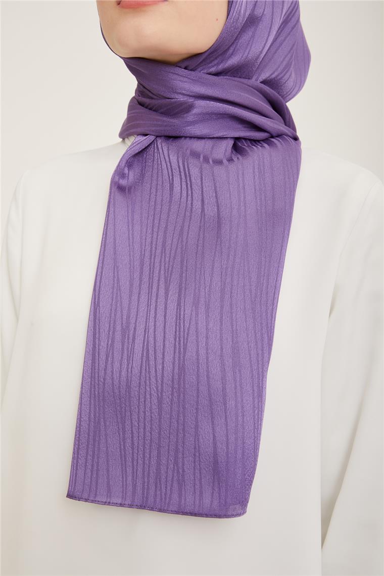 Armine Jakar İpeksi Şal Kırçıl 3098-1 Lavanta