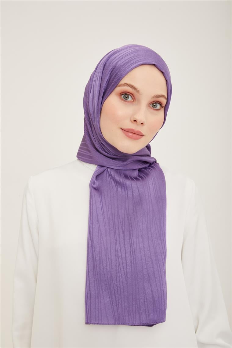 Armine Jakar İpeksi Şal Kırçıl 3098-1 Lavanta