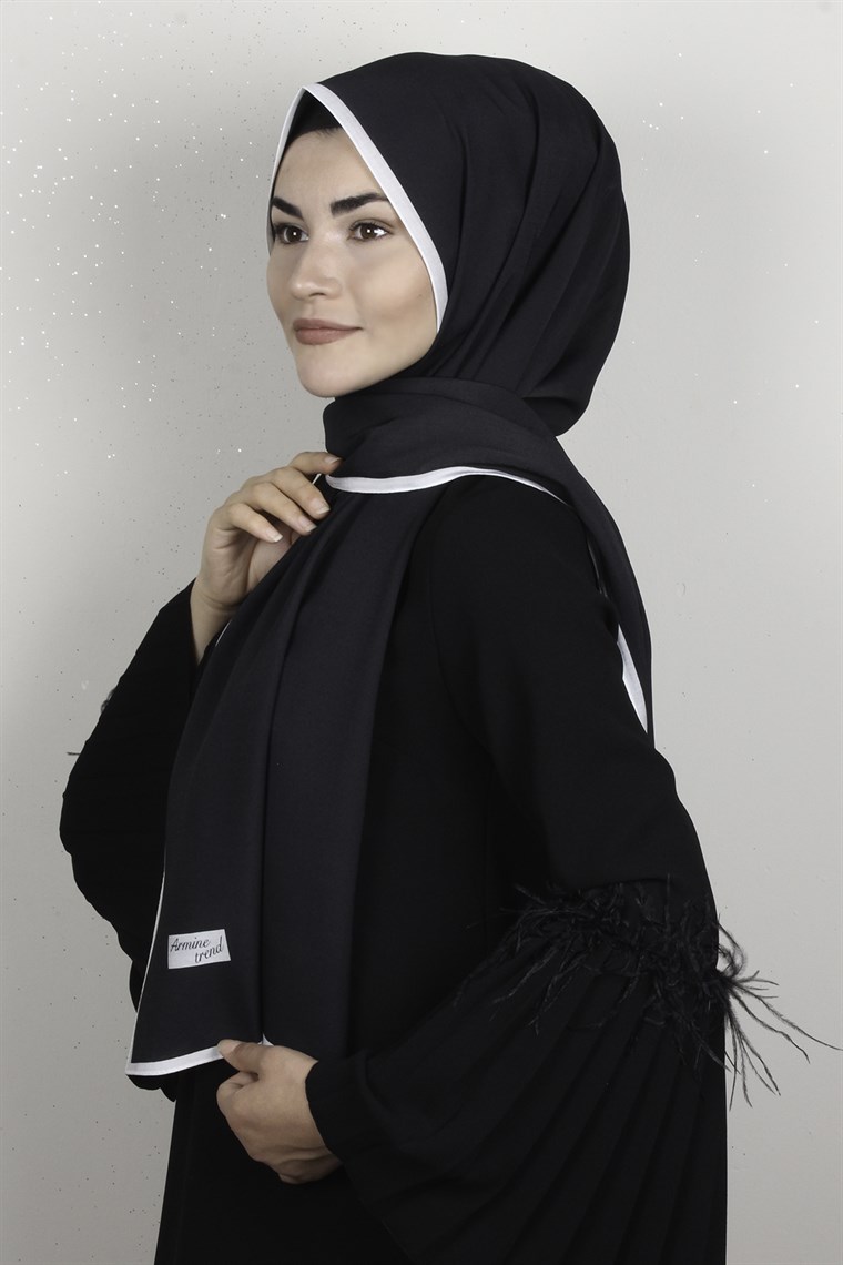 Armine Modal Şal 8687-4 Siyah 