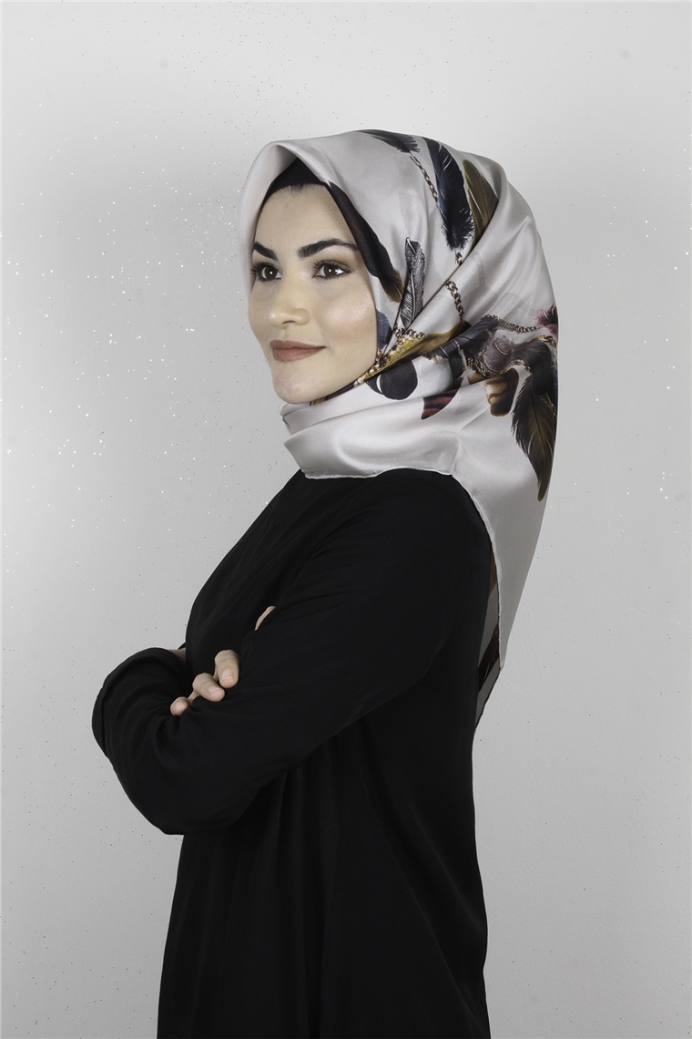Armine Nostalji İpek Eşarp 7409-45 (Twill İpek)