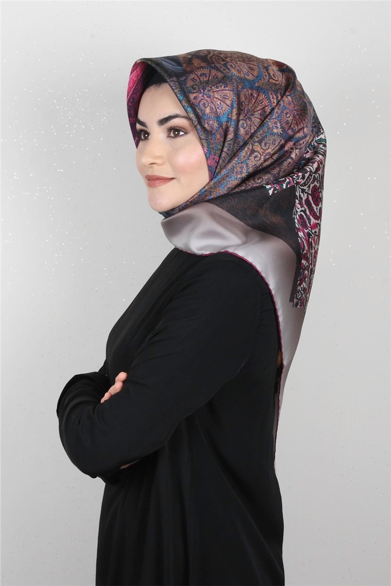 Armine Nostalji İpek Eşarp 7639-11 (Twill İpek)