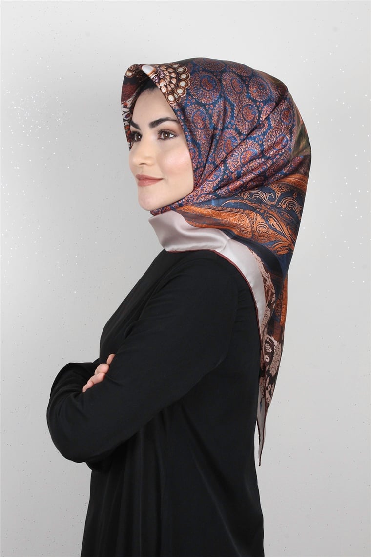 Armine Nostalji İpek Eşarp 7639-80 (Twill İpek)
