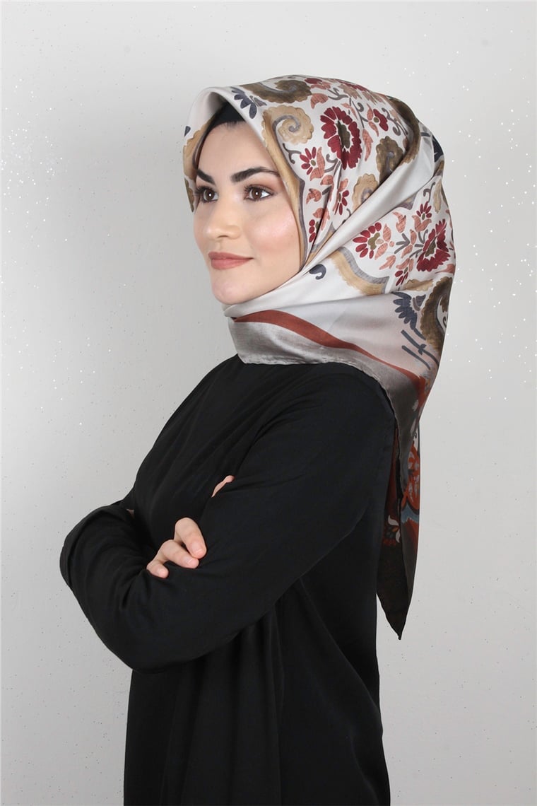 Armine Nostalji İpek Eşarp 7850-80 (Twill İpek)